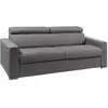 Image de Canapé convertible polyester 4 places gris}