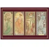 Image de Puzzle 1000 pièces METALLIQUES MUCHA METALLIQUE 4 SAISONS Multicolore