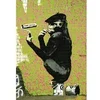 Image de Puzzle 1000 pièces : Banksy - Chimpanzé en Roller