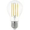 Image de EGLO connect.z Ampoule LED E27 connectée, A60, ZigBee, contrôlable par appli et commande vocale, dimmable, blanc neutre, 806 lumens, 6 watts, transparent, design vintage en occasion ou reconditionné