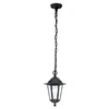 Image de Eglo Laterna 4 - Suspension extérieure à 1 ampoule noire IP44, E27