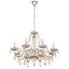 Image de Eglo Suspension Basilano, lustre 8 flammes vintage, style shabby chic en occasion ou reconditionné