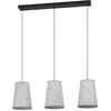 Image de Eglo Suspension luminaire Alsager, lustre à 3 lampes pour salon et salle à en occasion ou reconditionné