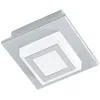 Image de Eglo Plafonnier LED Masiano, luminaire plafond pour salon, lampe de couloir en aluminium et plastique, blanc chaud en occasion ou reconditionné