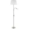 Image de Eglo Lampadaire Conesa 95686 - en Acier Nickelé Mat en occasion ou reconditionné