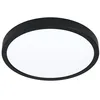 Image de Eglo connect.z Plafonnier LED connecté Fueva-Z, Ø 28,5 cm, lampe de plafond ZigBee pour salle de bains, contrôlable par appli et commande vocale, blanc chaud - froid, dimmable, noir, IP44 en occasion ou reconditionné