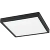 Image de EGLO connect.z Plafonnier LED connecté Fueva-Z, 28,5 cm, lampe de plafond ZigBee pour salle de bains, contrôlable par appli et commande vocale, blanc chaud - froid, dimmable, noir, IP44 en occasion ou reconditionné
