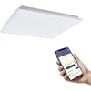 Image de Eglo connect.z Panneau LED connecté Herrora-Z, luminaire plafonnier 59,5 cm, lampe de plafond intelligente ZigBee contrôlable par appli et commande vocale, blanc chaud - froid, dimmable en occasion ou reconditionné