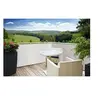Image de Occultation balcon Sylt occultation 85% - 0,9x5m - Blanc