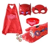 Image de Set de 5pcs costume Pyjamasques pour enfant déguisement cosplay super heros - Bibou