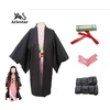 Image de Ensemble déguisement fille adulte costume Demon Slayer Kimetsu no Yaiba Kamado Nezuko taille XL cosplay anime Halloween
