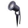 Image de Eclairage extérieur orientable avec pic 35 W Aluminium noir avec Câble de 3 m