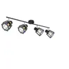 Image de - Plafonnier spot design Blaha - 4 Ampoules - Gris - Blaha