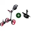 Image de BIG MAX Chariot de golf Blade Trio, noir/rouge
