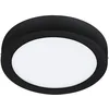 Image de Eglo connect.z Plafonnier LED connecté Fueva-Z, Ø 21 cm, lampe de plafond ZigBee pour salle de bains, contrôlable par appli et commande vocale, blanc chaud - froid, dimmable, noir, IP44 en occasion ou reconditionné