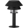 Image de EGLO Borne lumineuse Chiappera, potelet éclairage extérieur pour chemin, jardin et terrasse, luminaire d’extérieur en métal noir et verre transparent, lampe de pilier avec douille E27, IP65 en occasion ou reconditionné