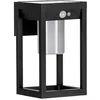 Image de EGLO Applique murale LED solaire Martano, éclairage extérieur avec détecteur de mouvement, lampe de façade, luminaire d extérieur en aluminium noir et plastique blanc, IP44 en occasion ou reconditionné