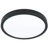 Image de Eglo connect.z Plafonnier LED connecté pour salle de bains Fueva 6-Z, Ø 38,9 cm, ZigBee, App et commande vocale Alexa, blanc chaud-blanc froid, intensité lumineuse variable, noir, IP44 en occasion ou reconditionné
