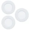Image de Eglo connect.z Lot de 3 spots LED connectés Fueva 6-Z, Ø 8,6 cm, lampe encastrée ZigBee pour salle de bains, app et commande vocale Alexa, RGB, blanc chaud   froid, dimmable, blanc, IP44 en occasion ou reconditionné