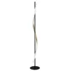 Image de Eglo LED lampadaire Conaprato, design salon, réglable par interrupteur au pied, métal noir et laiton, lumière blanc chaud à froid, 150 cm en occasion ou reconditionné