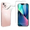 Image de Pack coque transparente en TPU et vitre en verre trempé pour iPhone 13 mini 5,4 pouces 5G -