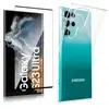 Image de Pack coque transparente en TPU et protection écran complet vitre full cover noir en verre trempé pour Samsung Galaxy S23 Ultra 5G -