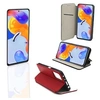 Image de Housse rouge pour Xiaomi Redmi Note 12 4G Etui de Protection Portefeuille à Rabat avec Porte Cartes