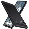 Image de Coque protection noire style Carbone pour Google Pixel 8a 5G souple Antichoc
