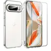 Image de Pack coque transparente en TPU et vitre en verre trempé pour Google Pixel 9 Pro XL 5G -