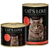 Image de Cat's Love Pâtée Pour Chat Adulte Au Boeuf 200g