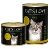 Image de Cat's Love Pâtée Pour Chat Adulte Veau Et Dinde 200g