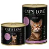 Image de Cat's Love Pâtée Pour Chats Adultes Poisson Et Poulet 200g