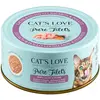 Image de Cat's Love Aliment Humide Pour Chat Pure Filets Saumon Et Poulet 100g