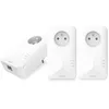 Image de STRONG - Powerline 1000 Kit - Trio Prises CPL - Kit CPL - 1000 Mbps - Compatible Toute Box/Routeur - 1 Port Ethernet + Prise Filtrée - Installation Rapide - Accès Internet Haut Débit Partout - Blanc en occasion ou reconditionné
