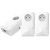 Image de Adaptateur CPL - - KIT3PRISES - 1000 Mbits/s - HomePlug AV - 3 prises incluses