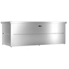 Image de Coffre de jardin - taille L - Argent métallisé - 185x85x69 - acier