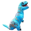 Image de Costume dinosaure gonflable deguisement adulte fêTe de carnaval - Tyrannosaure Bleu