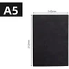 Image de Cahier de note bureau 200 pages carnet A5 ligné (21*14.5cm) - noir