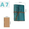 Image de Cahier spirale bureau 200 pages carnet A7 ligné (96*144mm) - bleu foncé