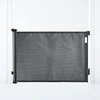 Image de Extra haute barrière de sécurité rétractable 60 à 140 cm Hauteur 90 cm - Noir