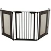 Image de Barrière de sécurité - Denver - 3 Panneaux - 85,5-200 x 74 cm - Bidirectionnel - Noir