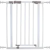 Image de Barrière de sécurité Ava - Montée par pression - 61-68 x 76 cm - Double verrouillage - Blanc