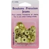 Image de Boutons pression 15 mm jeans couleur laiton X 10 -(...) - Br Jaune