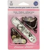 Image de Boutons pression 15mm pour vestes et anoraks avec outillage - nickel, bronze - Distrifil(...) - Nickel Gris