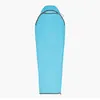 Image de Sea To Summit - Breeze Sleeping Bag Liner - Sac à viande Blue - Mummy w/ Drawcord - Compact