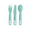 Image de Sea To Summit - Passage Cutlery Set - Couverts Blue - Pack de 3