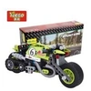 Image de Bloc de construction jouets sauter haut moto tout-terrain vert 58408