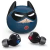 Image de Ecouteurs Sans Fil pour Enfants Halloween Ecouteurs Mignons Little Devil pour Enfants(Bleu)-Chronus