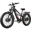 Image de Vélo électrique TIFGALOP ES7 PRO - Double moteur 1500W - Batterie 52V 21Ah - Suspension intégrale - 7 vitesses - Noir