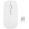 Image de Souris sans fil 2.4Ghz Optique récepteur USB PC blanc